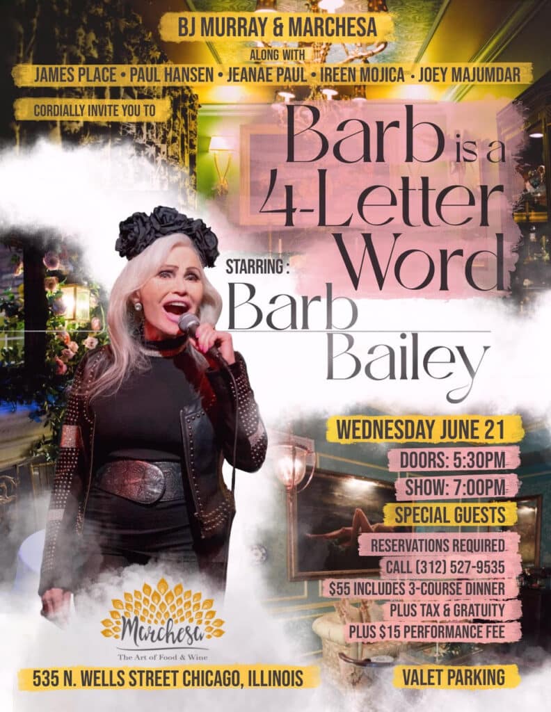 barb is a 4-letter word flyer